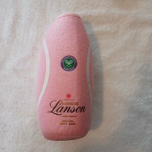 Lanson Le Rosé Ch@mpagne Wimbledon limited-edition insulating neoprene sleeve.